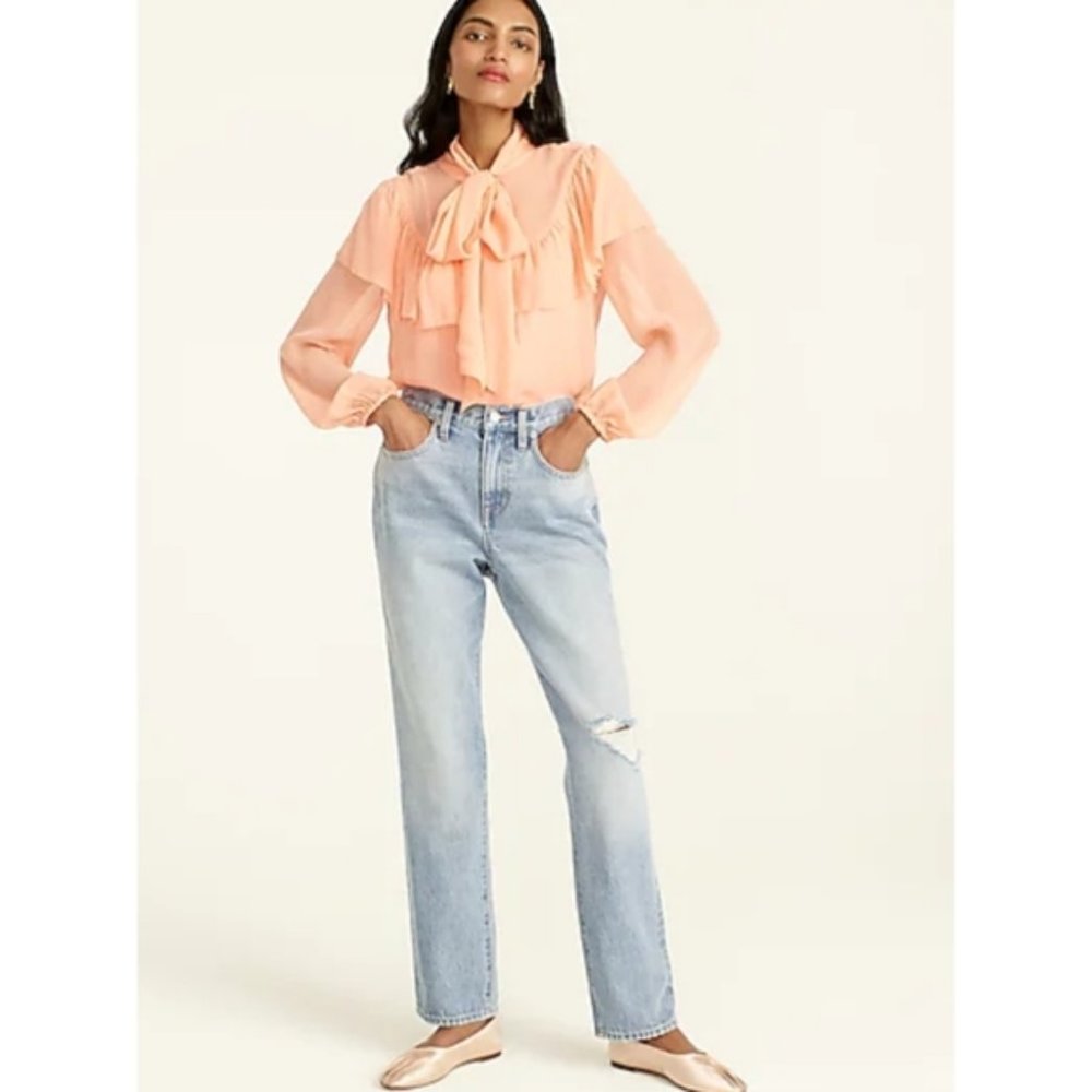 J. Crew Light Wash Slouchy Boyfriend Jeans Sz 31